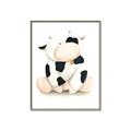 Picture of Cute Cow _GroupedProduct_Rectangle_Portrait_Mini_ _GroupedProduct_Rectangle_Portrait_Canvas_Framed_