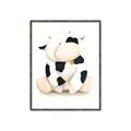 Picture of Cute Cow _GroupedProduct_Rectangle_Portrait_Mini_ _GroupedProduct_Rectangle_Portrait_Canvas_Framed_