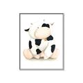 Picture of Cute Cow _GroupedProduct_Rectangle_Portrait_Mini_ _GroupedProduct_Rectangle_Portrait_Canvas_Framed_