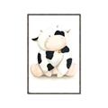 Picture of Cute Cow _GroupedProduct_Rectangle_Portrait_Mini_ _GroupedProduct_Rectangle_Portrait_Canvas_Framed_