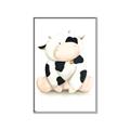 Picture of Cute Cow _GroupedProduct_Rectangle_Portrait_Mini_ _GroupedProduct_Rectangle_Portrait_Canvas_Framed_