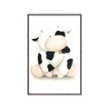 Picture of Cute Cow _GroupedProduct_Rectangle_Portrait_Mini_ _GroupedProduct_Rectangle_Portrait_Canvas_Framed_