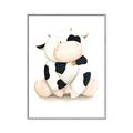 Picture of Cute Cow _GroupedProduct_Rectangle_Portrait_Mini_ _GroupedProduct_Rectangle_Portrait_Canvas_Framed_