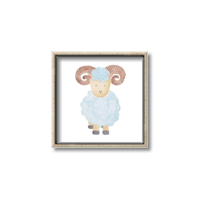 Picture of Farm Sheep _GroupedProduct_Square_Mini_ _GroupedProduct_Square_Canvas_Framed_