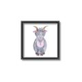 Picture of Farm Goat _GroupedProduct_Square_Mini_ _GroupedProduct_Square_Canvas_Framed_