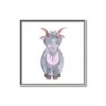 Picture of Farm Goat _GroupedProduct_Square_Mini_ _GroupedProduct_Square_Canvas_Framed_