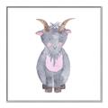 Picture of Farm Goat _GroupedProduct_Square_Mini_ _GroupedProduct_Square_Canvas_Framed_