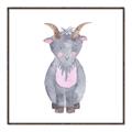 Picture of Farm Goat _GroupedProduct_Square_Mini_ _GroupedProduct_Square_Canvas_Framed_
