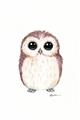 Picture of Baby Farm Owl _GroupedProduct_Rectangle_Portrait_Mini_ _GroupedProduct_Rectangle_Portrait_Unframed_Print_Only_
