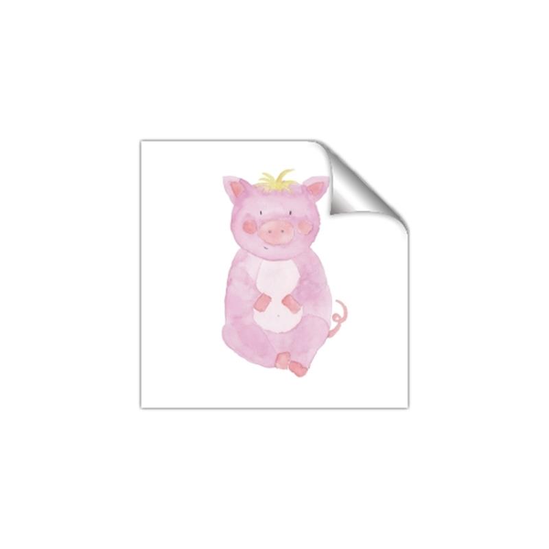 Picture of Farm Pig _GroupedProduct_Square_Mini_ _GroupedProduct_Square_Unframed_Print_Only_