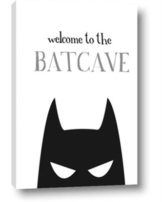 Picture of Welcome to the Batcave White