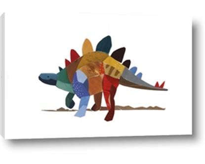 Picture of colorful stegosaurus