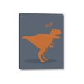 Picture of Orange T-rex Rawr _GroupedProduct_Rectangle_Portrait_Mini_ _GroupedProduct_Rectangle_Portrait_Canvas_