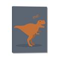 Picture of Orange T-rex Rawr _GroupedProduct_Rectangle_Portrait_Mini_ _GroupedProduct_Rectangle_Portrait_Canvas_