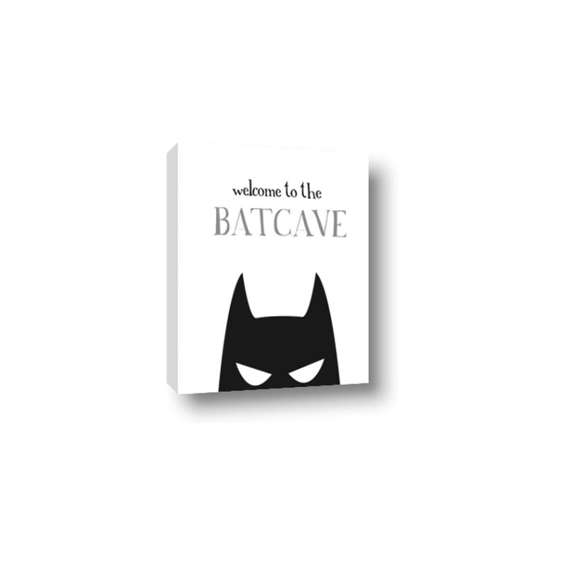 Picture of Welcome to the Batcave White _GroupedProduct_Rectangle_Portrait_Mini_ _GroupedProduct_Rectangle_Portrait_Canvas_