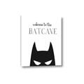 Picture of Welcome to the Batcave White _GroupedProduct_Rectangle_Portrait_Mini_ _GroupedProduct_Rectangle_Portrait_Canvas_