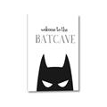 Picture of Welcome to the Batcave White _GroupedProduct_Rectangle_Portrait_Mini_ _GroupedProduct_Rectangle_Portrait_Canvas_