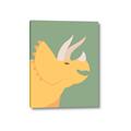 Picture of Yellow Triceratops _GroupedProduct_Rectangle_Portrait_Mini_ _GroupedProduct_Rectangle_Portrait_Canvas_