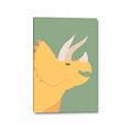 Picture of Yellow Triceratops _GroupedProduct_Rectangle_Portrait_Mini_ _GroupedProduct_Rectangle_Portrait_Canvas_