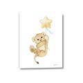 Picture of Floating Baby lion cub _GroupedProduct_Rectangle_Portrait_Mini_ _GroupedProduct_Rectangle_Portrait_Canvas_
