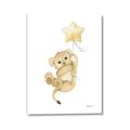 Picture of Floating Baby lion cub _GroupedProduct_Rectangle_Portrait_Mini_ _GroupedProduct_Rectangle_Portrait_Canvas_