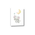 Picture of Floating baby elephant _GroupedProduct_Rectangle_Portrait_Mini_ _GroupedProduct_Rectangle_Portrait_Canvas_