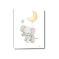 Picture of Floating baby elephant _GroupedProduct_Rectangle_Portrait_Mini_ _GroupedProduct_Rectangle_Portrait_Canvas_