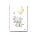 Picture of Floating baby elephant _GroupedProduct_Rectangle_Portrait_Mini_ _GroupedProduct_Rectangle_Portrait_Canvas_