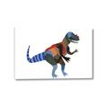Picture of colourful T-rex _GroupedProduct_Rectangle_Landscape_Mini_ _GroupedProduct_Rectangle_Landscape_Canvas_