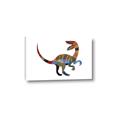 Picture of Colourful velociraptor  _GroupedProduct_Rectangle_Landscape_Mini_ _GroupedProduct_Rectangle_Landscape_Canvas_