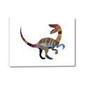 Picture of Colourful velociraptor  _GroupedProduct_Rectangle_Landscape_Mini_ _GroupedProduct_Rectangle_Landscape_Canvas_