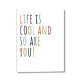 Picture of Life is Cool kids  _GroupedProduct_Rectangle_Portrait_Mini_ _GroupedProduct_Rectangle_Portrait_Canvas_