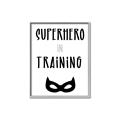 Picture of Superhero in Training _GroupedProduct_Rectangle_Portrait_Mini_ _GroupedProduct_Rectangle_Portrait_Canvas_Framed_