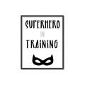 Picture of Superhero in Training _GroupedProduct_Rectangle_Portrait_Mini_ _GroupedProduct_Rectangle_Portrait_Canvas_Framed_