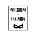 Picture of Superhero in Training _GroupedProduct_Rectangle_Portrait_Mini_ _GroupedProduct_Rectangle_Portrait_Canvas_Framed_