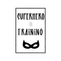 Picture of Superhero in Training _GroupedProduct_Rectangle_Portrait_Mini_ _GroupedProduct_Rectangle_Portrait_Canvas_Framed_