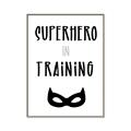 Picture of Superhero in Training _GroupedProduct_Rectangle_Portrait_Mini_ _GroupedProduct_Rectangle_Portrait_Canvas_Framed_