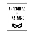 Picture of Superhero in Training _GroupedProduct_Rectangle_Portrait_Mini_ _GroupedProduct_Rectangle_Portrait_Canvas_Framed_