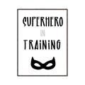 Picture of Superhero in Training _GroupedProduct_Rectangle_Portrait_Mini_ _GroupedProduct_Rectangle_Portrait_Canvas_Framed_