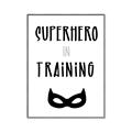 Picture of Superhero in Training _GroupedProduct_Rectangle_Portrait_Mini_ _GroupedProduct_Rectangle_Portrait_Canvas_Framed_