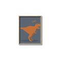 Picture of Orange T-rex Rawr _GroupedProduct_Rectangle_Portrait_Mini_ _GroupedProduct_Rectangle_Portrait_Canvas_Framed_