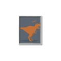 Picture of Orange T-rex Rawr _GroupedProduct_Rectangle_Portrait_Mini_ _GroupedProduct_Rectangle_Portrait_Canvas_Framed_