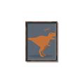 Picture of Orange T-rex Rawr _GroupedProduct_Rectangle_Portrait_Mini_ _GroupedProduct_Rectangle_Portrait_Canvas_Framed_