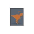 Picture of Orange T-rex Rawr _GroupedProduct_Rectangle_Portrait_Mini_ _GroupedProduct_Rectangle_Portrait_Canvas_Framed_