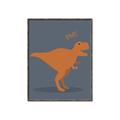 Picture of Orange T-rex Rawr _GroupedProduct_Rectangle_Portrait_Mini_ _GroupedProduct_Rectangle_Portrait_Canvas_Framed_