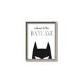 Picture of Welcome to the Batcave White _GroupedProduct_Rectangle_Portrait_Mini_ _GroupedProduct_Rectangle_Portrait_Canvas_Framed_