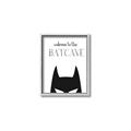 Picture of Welcome to the Batcave White _GroupedProduct_Rectangle_Portrait_Mini_ _GroupedProduct_Rectangle_Portrait_Canvas_Framed_
