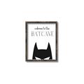 Picture of Welcome to the Batcave White _GroupedProduct_Rectangle_Portrait_Mini_ _GroupedProduct_Rectangle_Portrait_Canvas_Framed_