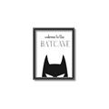 Picture of Welcome to the Batcave White _GroupedProduct_Rectangle_Portrait_Mini_ _GroupedProduct_Rectangle_Portrait_Canvas_Framed_