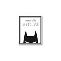 Picture of Welcome to the Batcave White _GroupedProduct_Rectangle_Portrait_Mini_ _GroupedProduct_Rectangle_Portrait_Canvas_Framed_